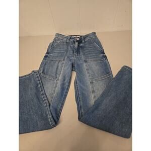 Kut From The Kloth Women's Size 00 Reese High Rise Patch Pocket Ankle Straight